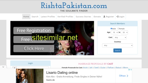 Rishtapakistan similar sites