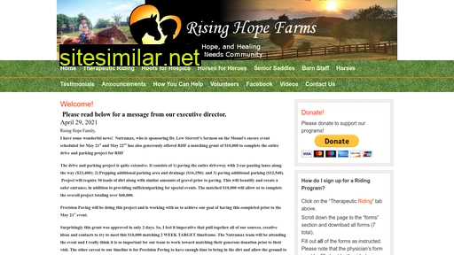 risinghopefarms.com alternative sites