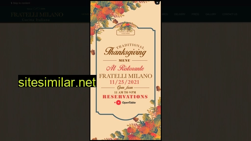 ristorantefratellimilano.com alternative sites