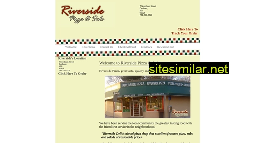 Riversidepizzeria similar sites