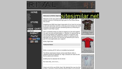 rivalfightgear.com alternative sites