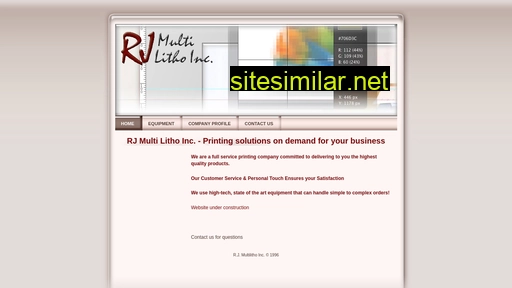 rjmultilitho.com alternative sites