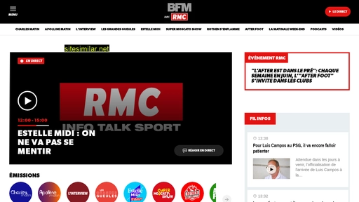 rmc.bfmtv.com alternative sites
