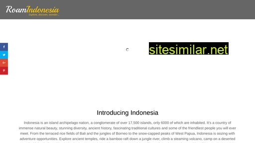 roamindonesia.com alternative sites
