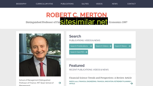 robertcmerton.com alternative sites
