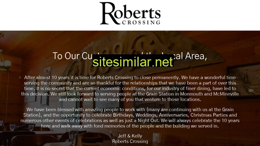 robertscrossing.com alternative sites