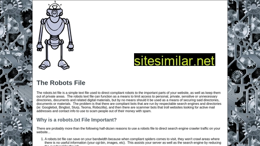 robotsfile.com alternative sites