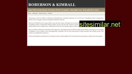 Robersonkimball similar sites