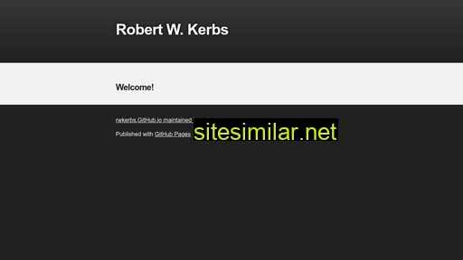 robertkerbs.com alternative sites