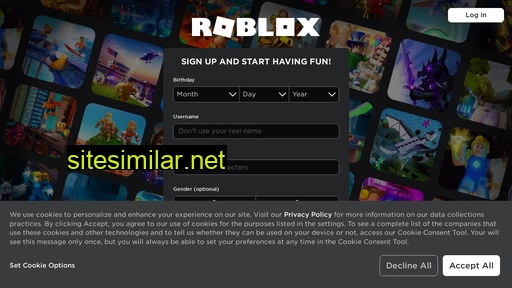 Roblox similar sites