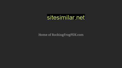 rockingfrogpdx.com alternative sites