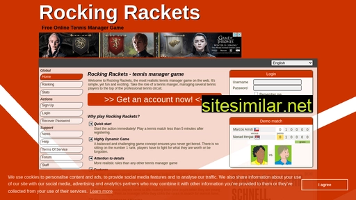 rockingrackets.com alternative sites