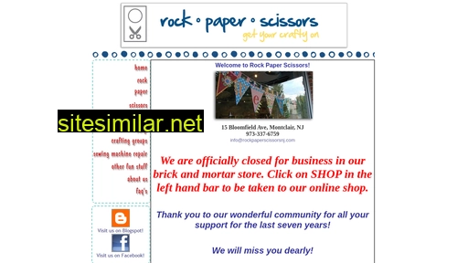 rockpaperscissorsnj.com alternative sites