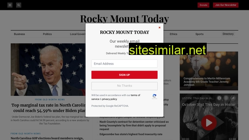 Rockymounttoday similar sites