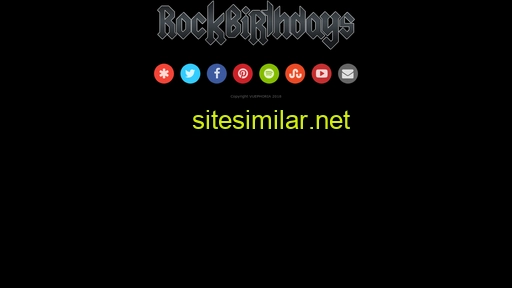 rockbirthdays.com alternative sites