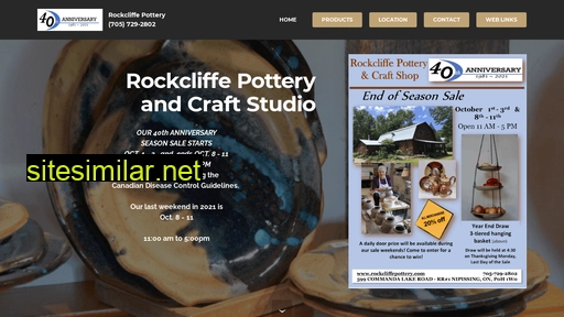 rockcliffepottery.com alternative sites