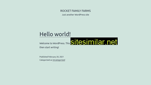 Rocketfamilyfarms similar sites