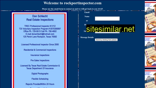 Rockportinspector similar sites