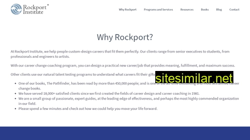 rockportinstitute.com alternative sites