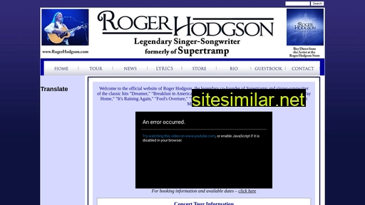 rogerhodgson.com alternative sites