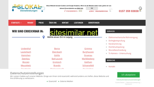 rohrreinigung-klempner.slokal.com alternative sites