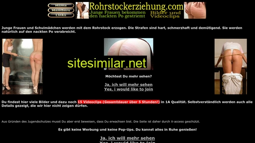 rohrstockerziehung.com alternative sites