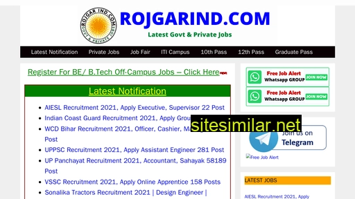 rojgarind.com alternative sites