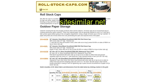 Rollstockcaps similar sites