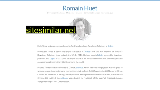romainhuet.com alternative sites