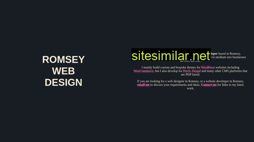 romseywebdesign.com alternative sites