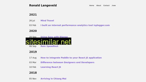 ronaldlangeveld.com alternative sites