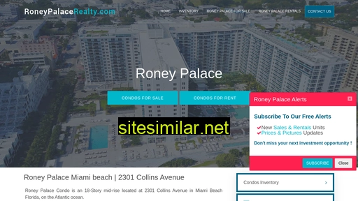 Roneypalacerealty similar sites