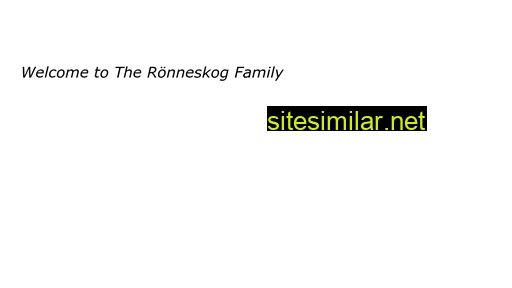 ronneskog.com alternative sites