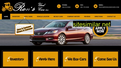 ronsusedcars.com alternative sites