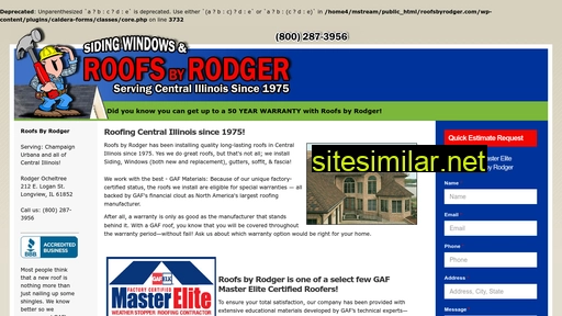 roofsbyrodger.com alternative sites
