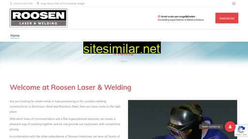 roosenlaser-welding.com alternative sites