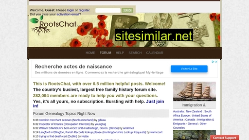 Rootschat similar sites