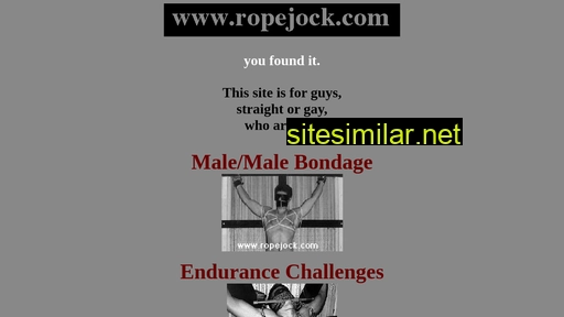 ropejock.com alternative sites