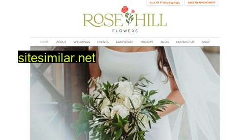 rosehillweddingflowers.com alternative sites