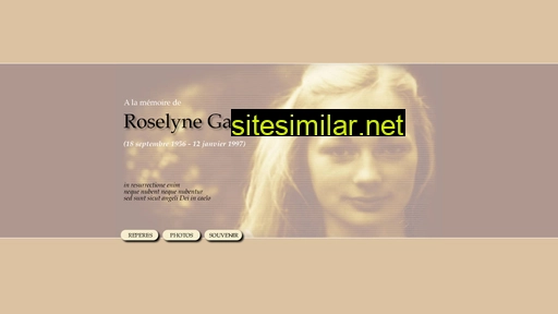 Roselyne-gaude similar sites