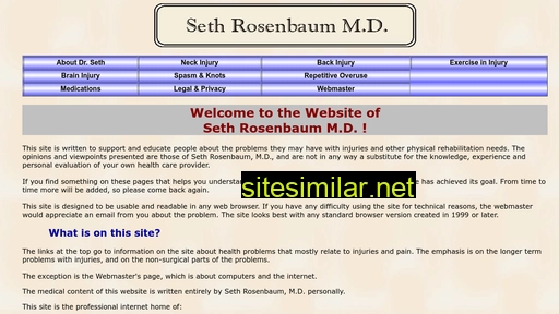 rosenbaumrehab.com alternative sites