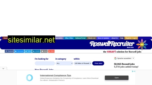 roswellrecruiter.com alternative sites
