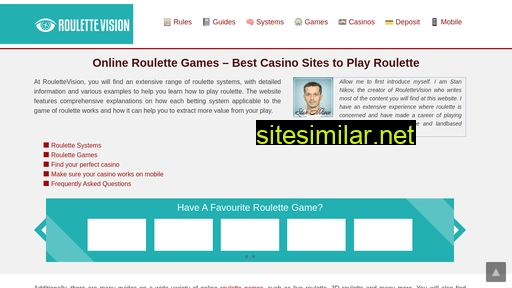 roulettevision.com alternative sites
