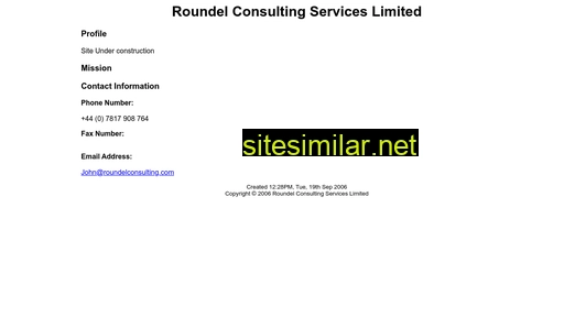 Roundelconsulting similar sites