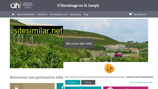Route-vins-hermitage-saint-joseph similar sites