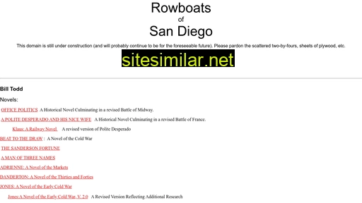 rowboats-sd-ca.com alternative sites