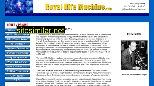 Royal-rife-machine similar sites