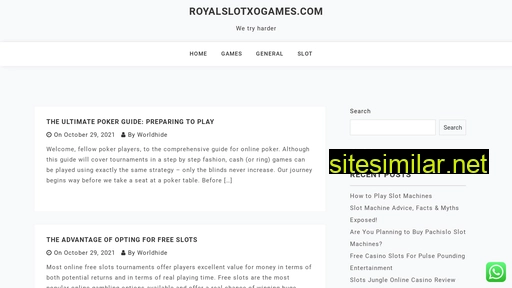 Royalslotxogames similar sites