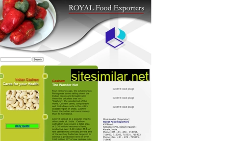royalfoodexporters.com alternative sites