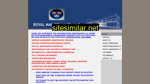 royalmaintenance.com alternative sites